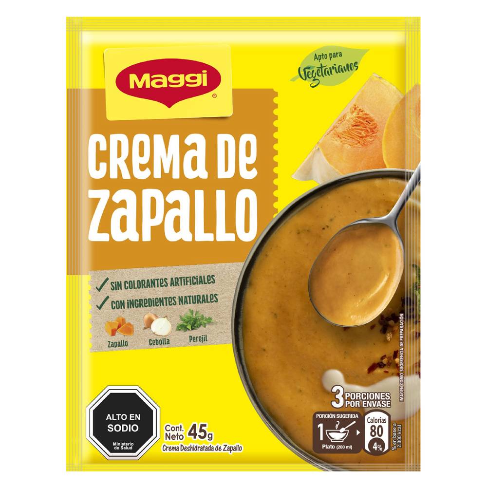 Maggi · Crema tradición zapallo (45 g)