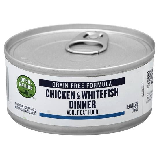 Open Nature Cat Dinner Chicken & Whitefish Grain Free (5.5 oz)