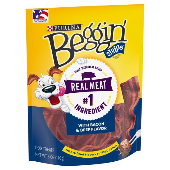 Purina Beggin' Bacon & Beef Flavor Treats (6 oz)