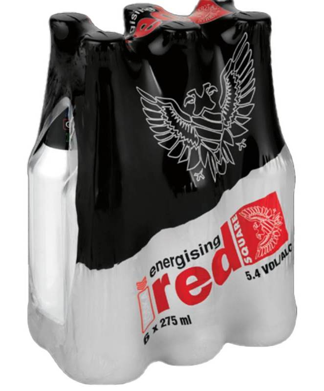 Red Square Energising Vodka Bottle 6pk