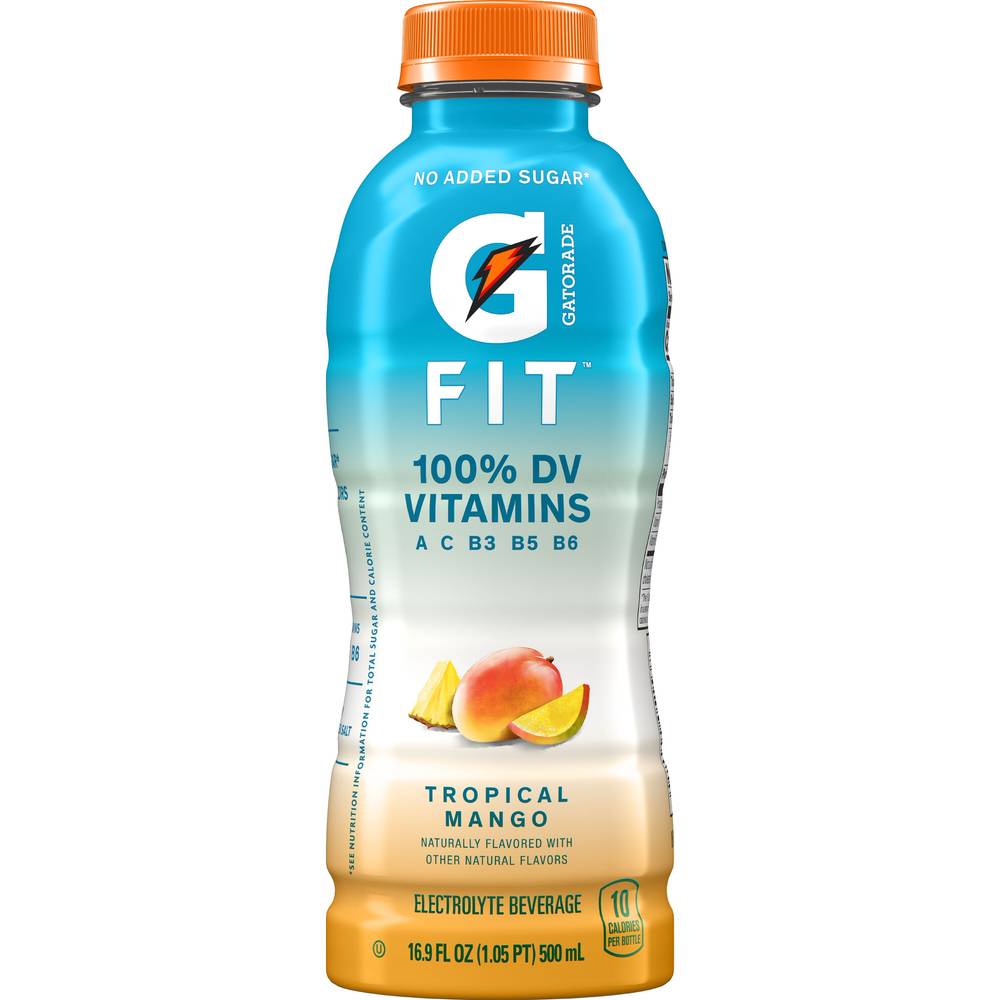 Gatorade Fit Healthy Real Hydration Electrolyte Beverage (500 ml) (tropical mango )