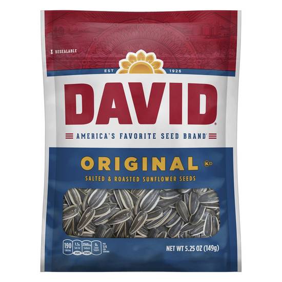 David Original Sunflower Seeds 5.25oz