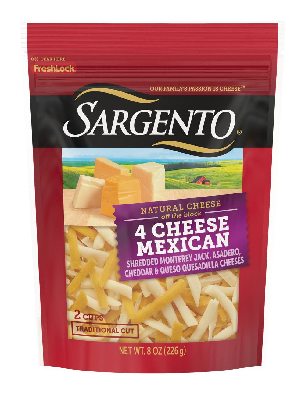 Sargento Shredded Mexican 4 Cheese Blend (8 oz)