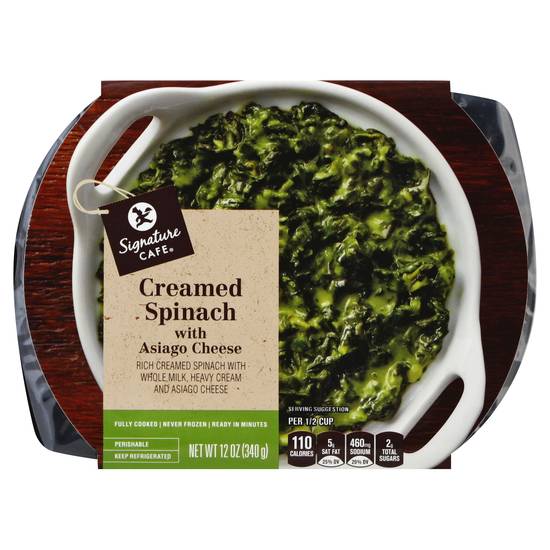 Signature Cafe Creamed Spinach With Asiago Cheese (12 oz)