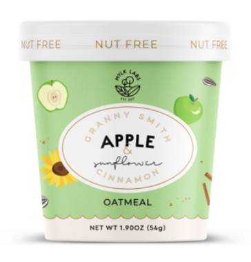 Order Mylk Labs Granny Smith Apple & Sunflower Cinnamon Oatmeal 2oz food online from Everyday Needs by Gopuff store, Ladera Ranch on bringmethat.com
