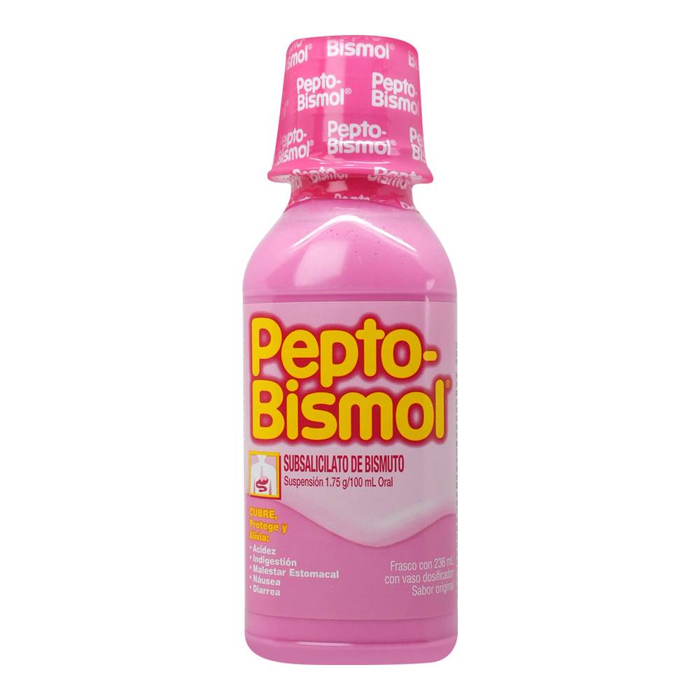 Pepto-bismol subsalicilato de bismuto  (botella 236 ml)