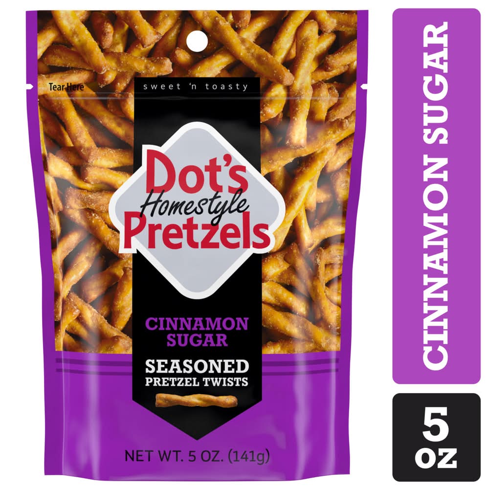 Dot's Homestyle Pretzels Cinnamon Sugar Seasoned Pretzel Twists (5 oz)