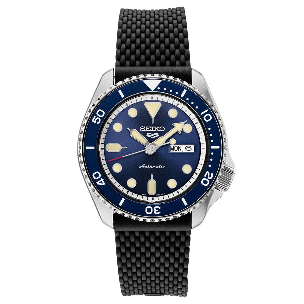 Seiko 5 Sport Blue Sunray Dial Men's Automatic Watch