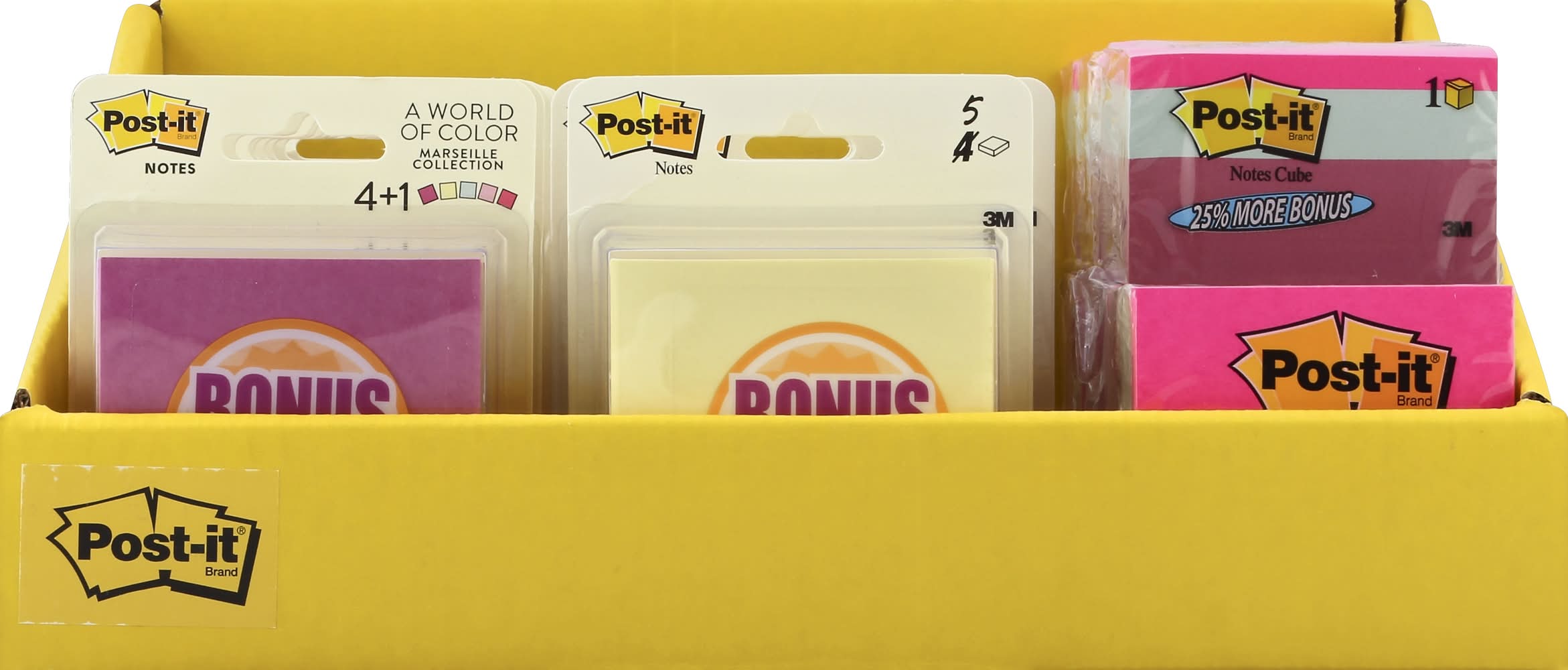 Post-It Sticky Notes (3 oz, 5 ct)