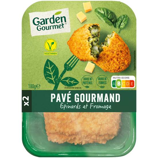 Garden Gourmet - Pavé gourmand épinards et fromage