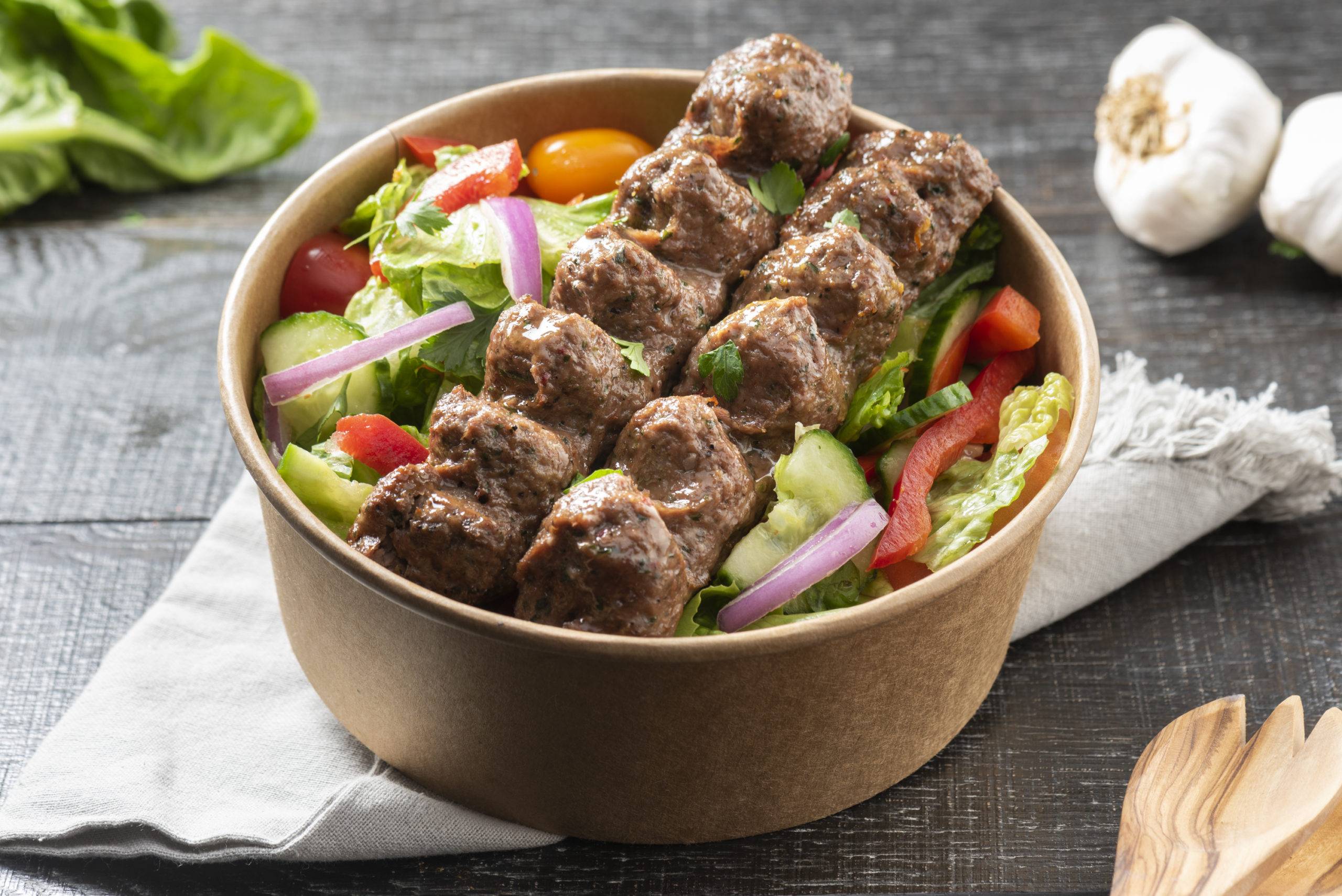 Beef Kabab Salad Bowl