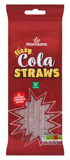 Morrisons Cola, Fizzy Straws (65g)