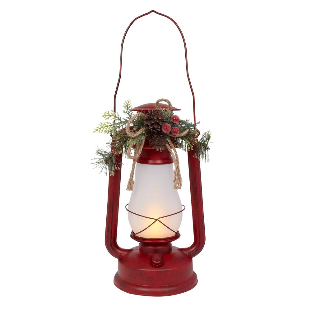 GE 15-in Lighted Candle Lantern Battery-operated Christmas Decor | 76986LO