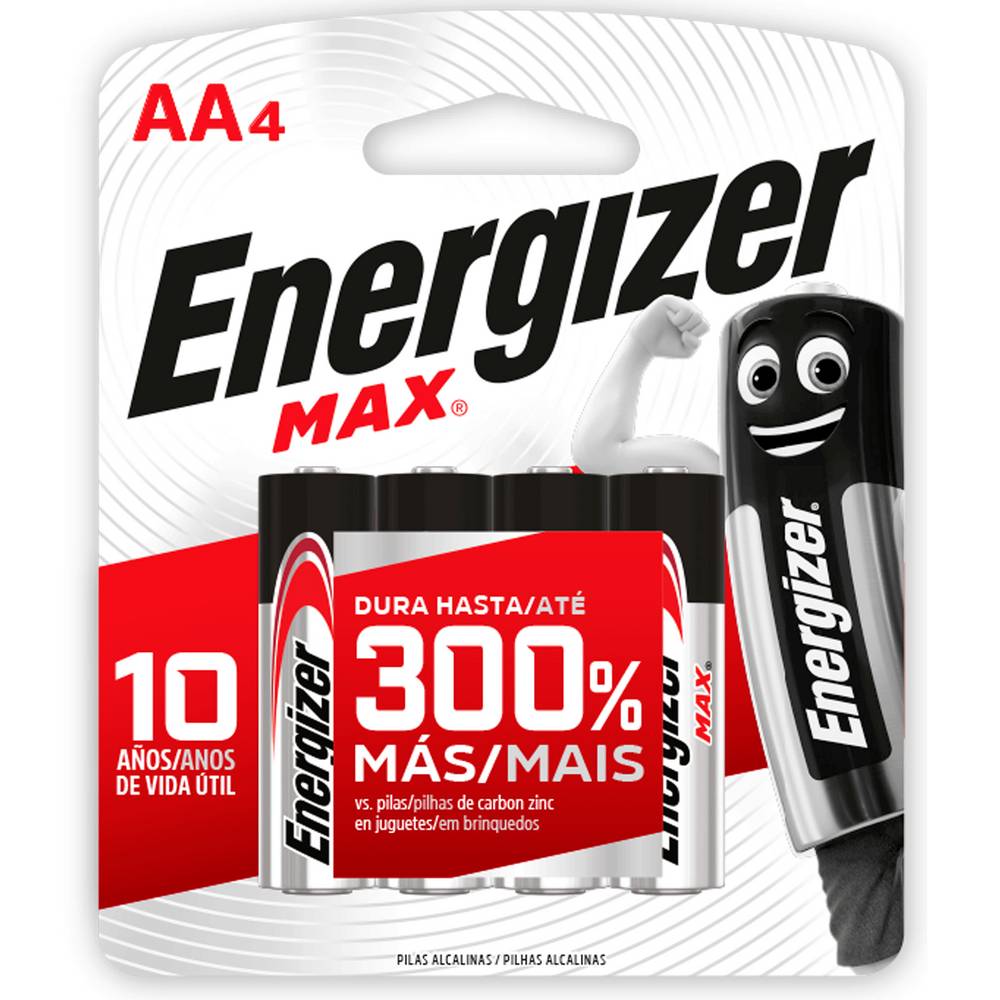 Energizer · Pila alcalina aa