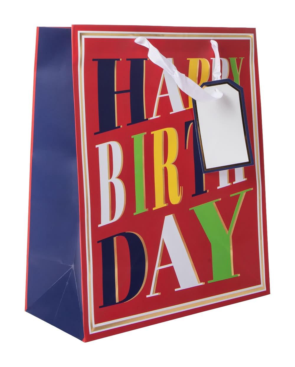 Happy Birthday Gift Bags Red