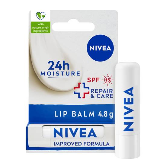 Nivea Lip Balm Soothe & Protect SPF15 For Dry Lips 4.8g