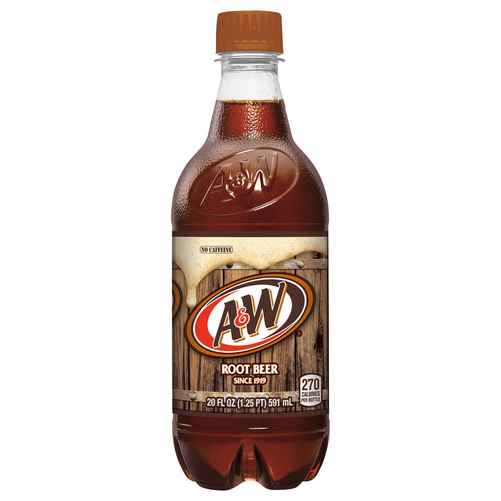 A&W Root Beer Soda (20 fl oz)