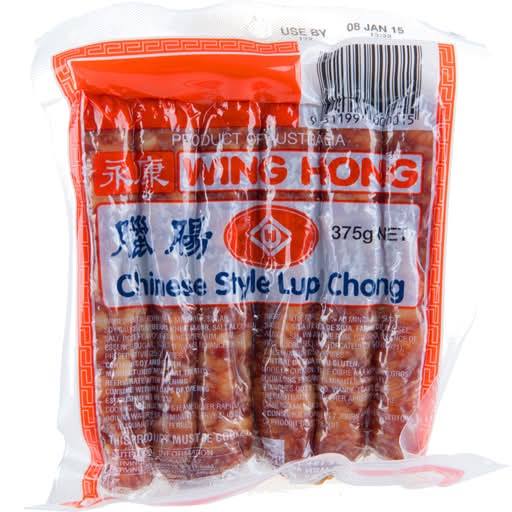 Chinese Lup Chong Wing Hong Sausage Pork 375g