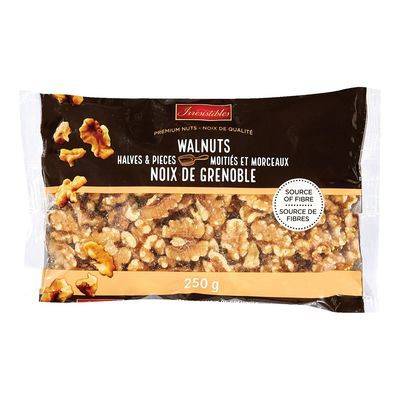 Irresistibles Walnuts Halves and Pieces (250 g)