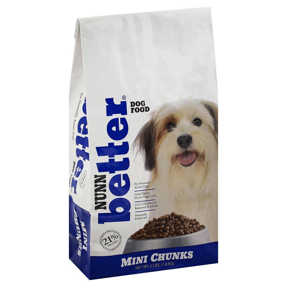 Nunn-Better Dog Food, Meaty & Mini Chunks (4 lbs)