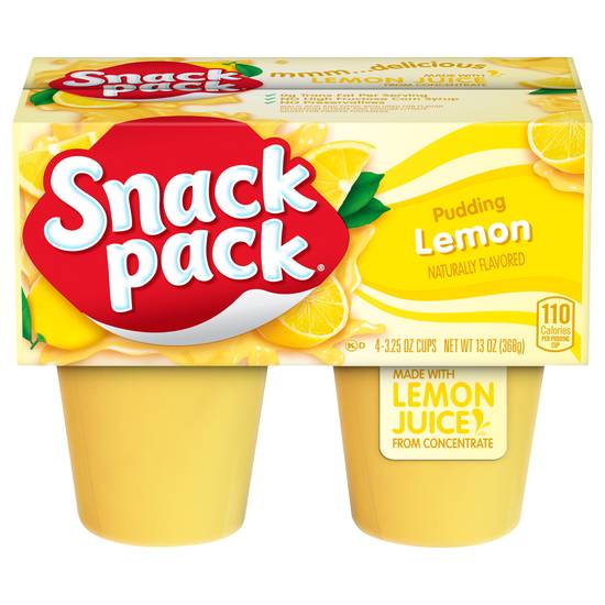 Snack pack Lemon Pudding (4 ct)