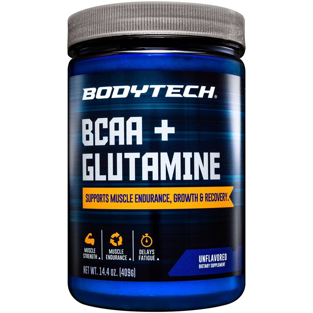 Bodytech Unflavored Bcaa + Glutamine Powder