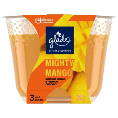 Glade 3 Wick Candle (mighty mango)