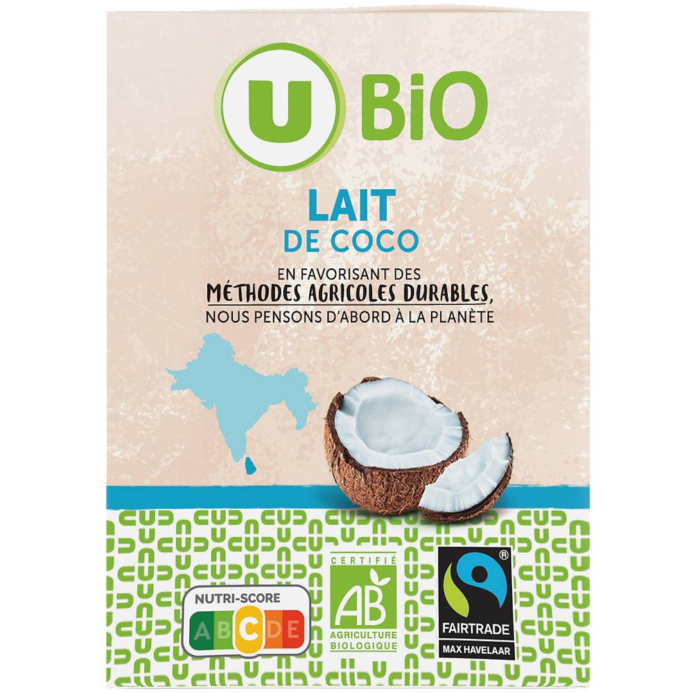 U Bio - Lait de coco (200 ml)