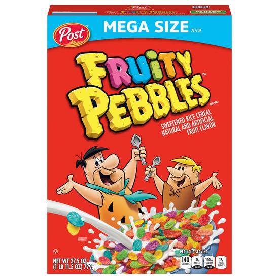 Fruity Pebbles Mega Size Cereal