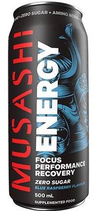 Musashi Energy Drink Blue Raspberry 500ml