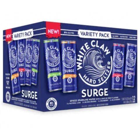 White Claw Surge Variety Pack 12 Pack 12oz Can