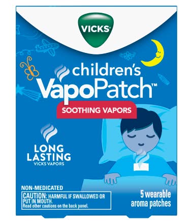 Vicks Children's Vapopatch Soothing Non Medicated Mess Free Aroma Patch (5 ct)
