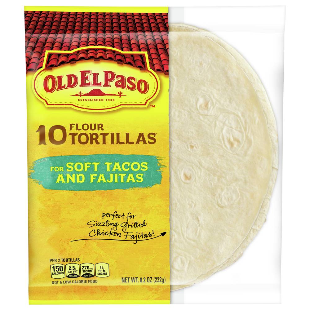 Old El Paso Super Soft Flour Tortillas (10 ct)