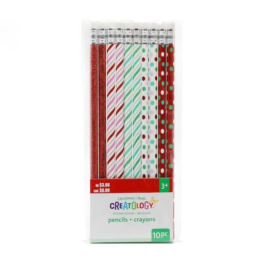 Stripes & Dots Pencils, 10Ct. By Creatology