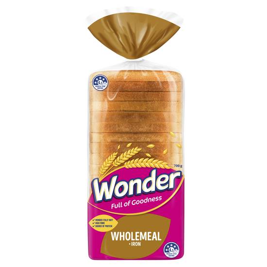 Wonder Wholemeal Iron Bread 700g