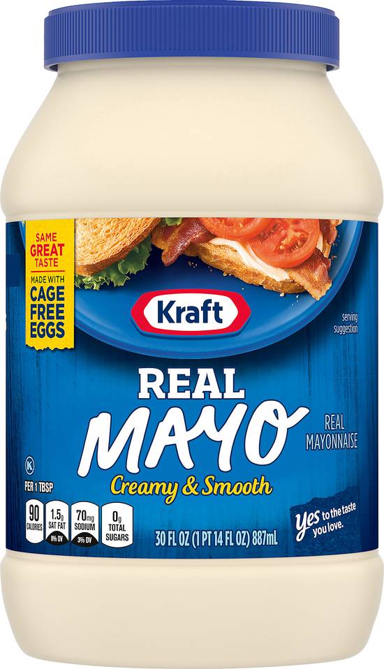 Kraft Real Mayo Creamy & Smooth Mayonnaise