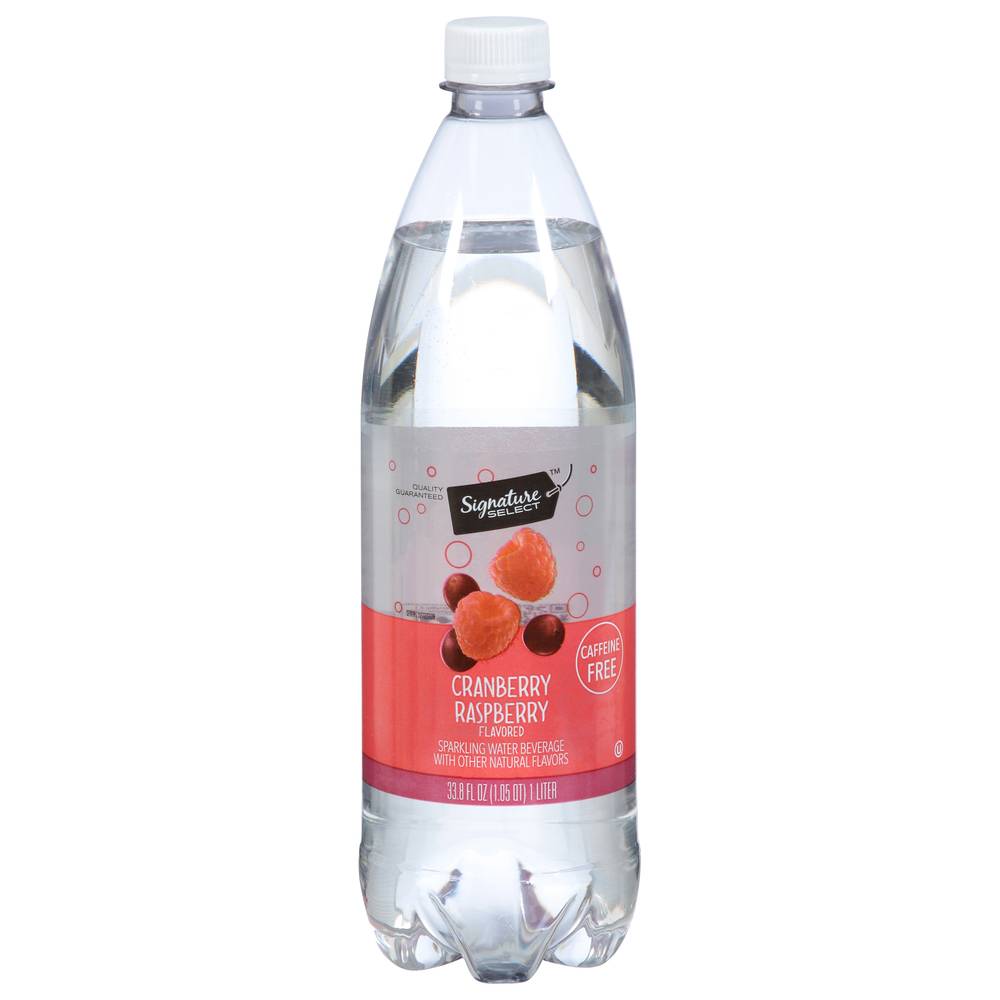 Signature Select Cranberry Raspberry Sparkling Water Beverage (33.8 fl oz)