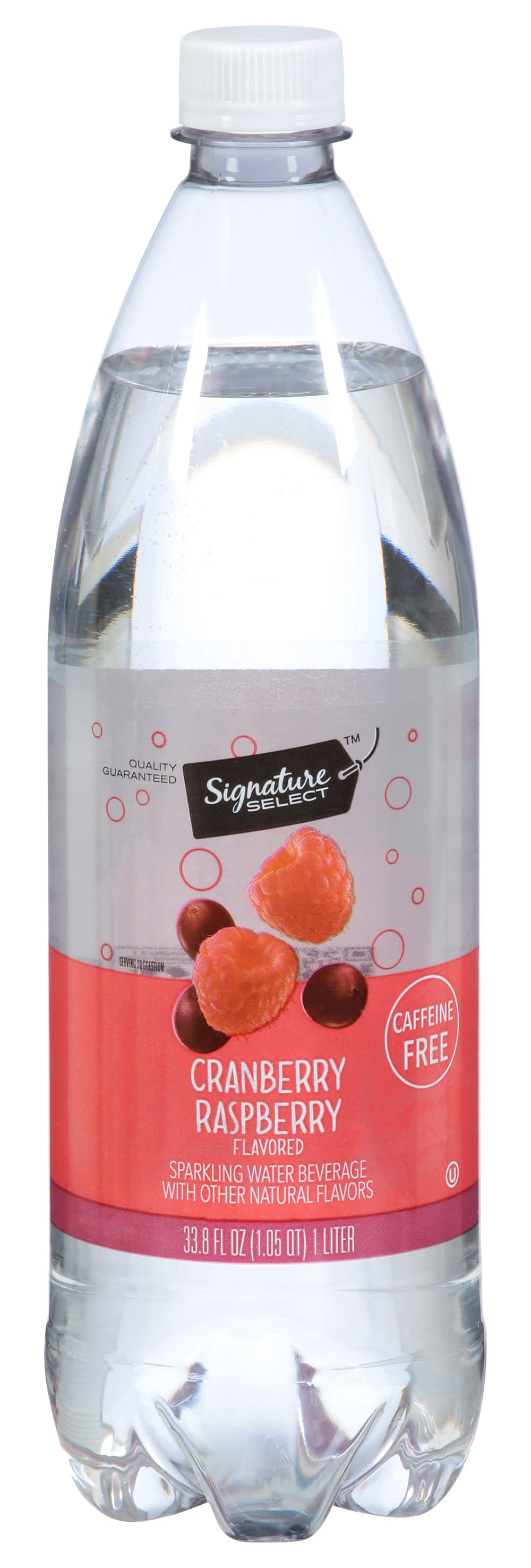 Signature Select Cranberry Raspberry Sparkling Water Beverage (33.8 fl oz)