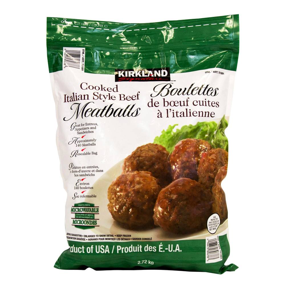 Kirkland Signature Meatballs 5/2.72Kg 