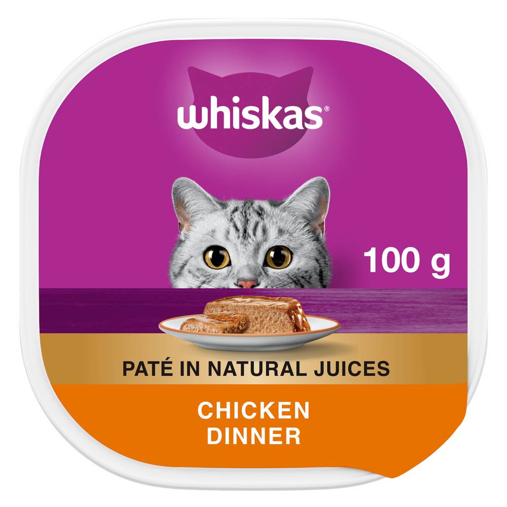Whiskas Wet Cat Food Chicken Dinner (100 g)