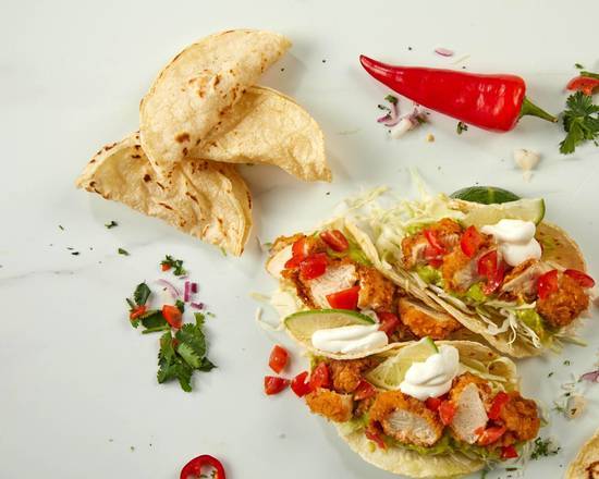 Fried Chicken Tacos