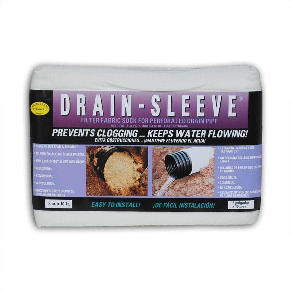 Drain-Sleeve 3 In. X 10 Ft. Filter Sock