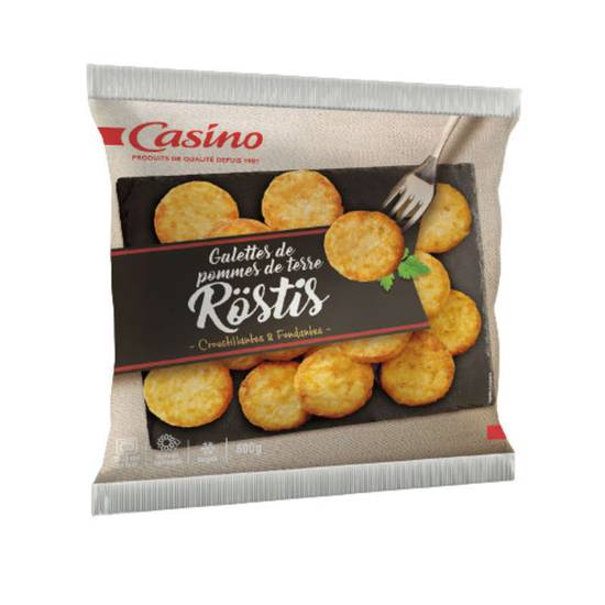 CASINO - Röstis - Galettes de pommes de terre - 600g