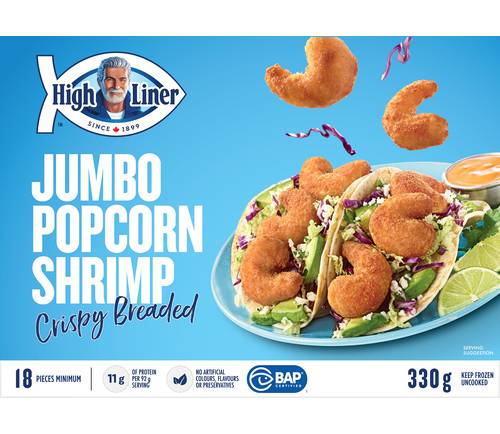 High Liner Crispy Breaded Jumbo Popcorn Shrimp (330 g)