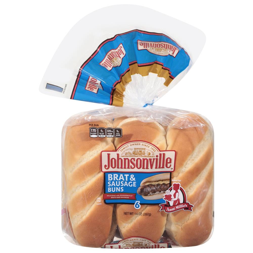 Aunt Millie's Johnsonville Brat Buns (14 oz)