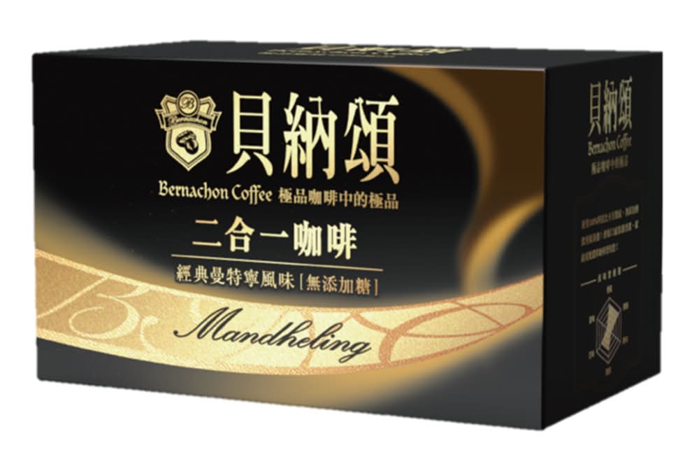 貝納頌二合一咖啡經典曼特寧 <13g克 x 10 x 1Box盒>