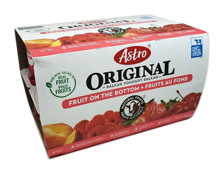 Astro Original Balkan Style Yogourt, Assorted (1.2 kg, 12 ct)