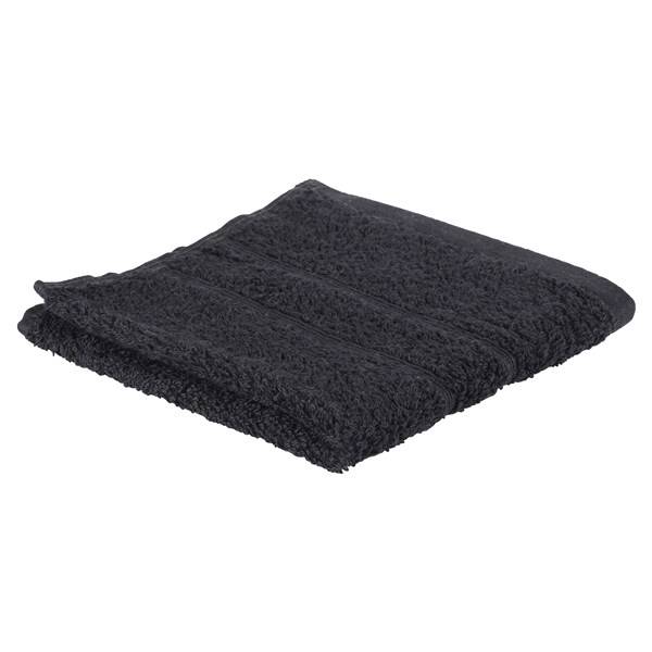 Martex Ultimate Soft Washcloth, 13 in x 13 in, Black