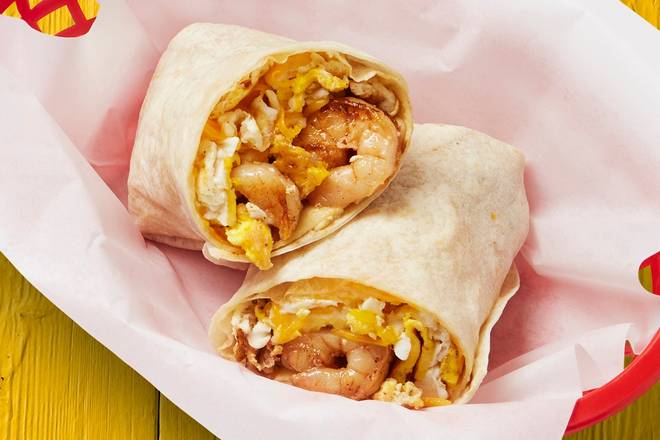 Shrimp, Egg, & Cheese Burrito