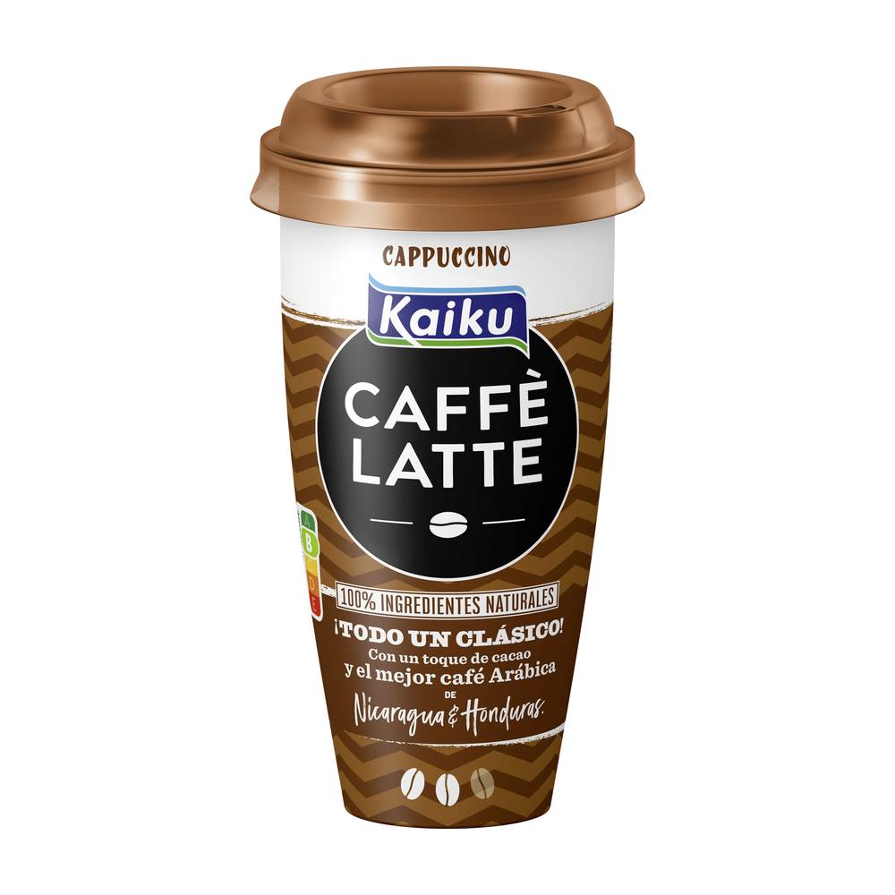 Caffe latte cappuccino con cacao · Kaiku (230 ml)